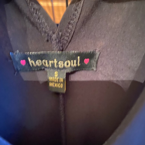 Heart and Soul Black tank top - Picture 2 of 3